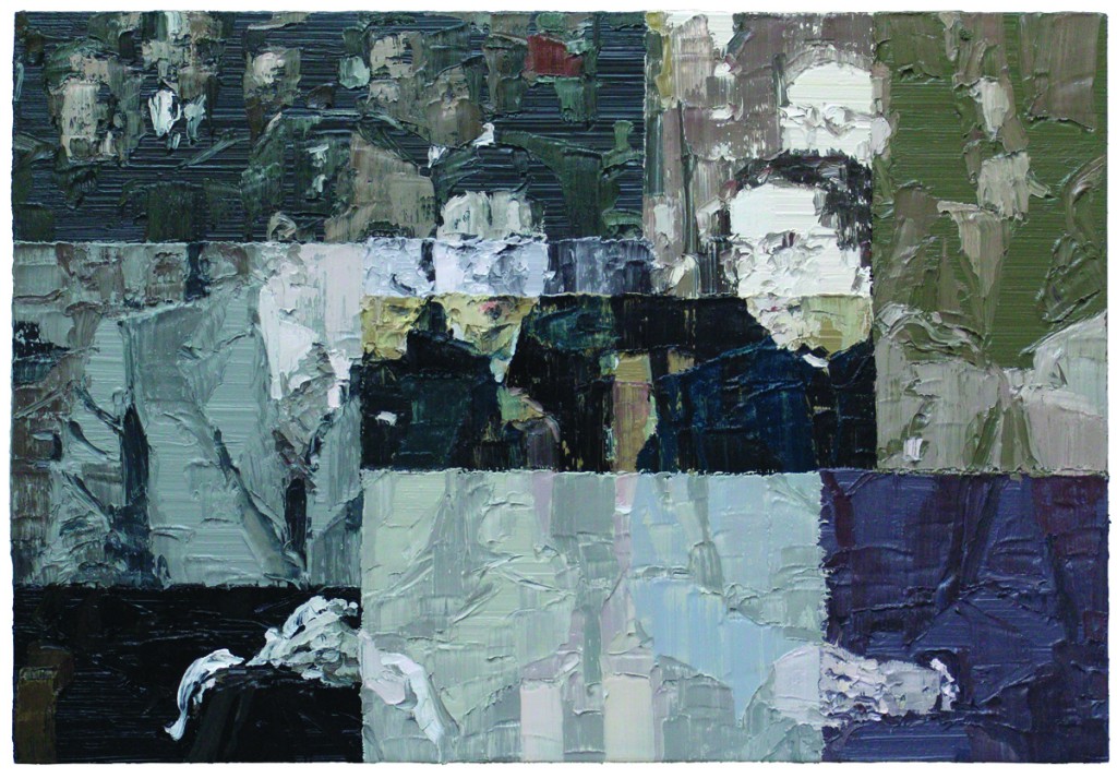 Li Songsong, Watching a Play, 2004, oil on canvas, 130 × 190 cm, © Li Songsong, private collection